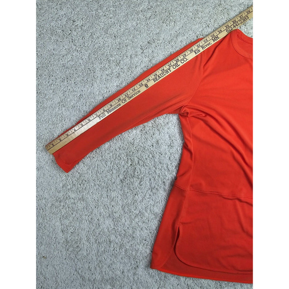 Lauren Ralph Lauren Long Shirt Womens Long Sleeve Half Button Size Large - Picture 5 of 12